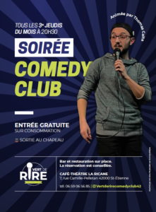 VERT DE RIRE … COMEDY CLUB !