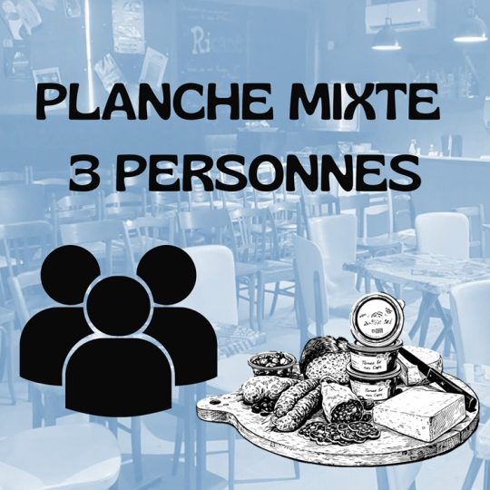 PLANCHE MIXTE - 3 PERSONNES
